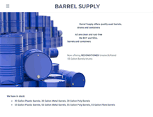 Tablet Screenshot of barrelsupply.com